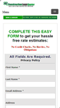 Mobile Screenshot of constructionloanquoter.com
